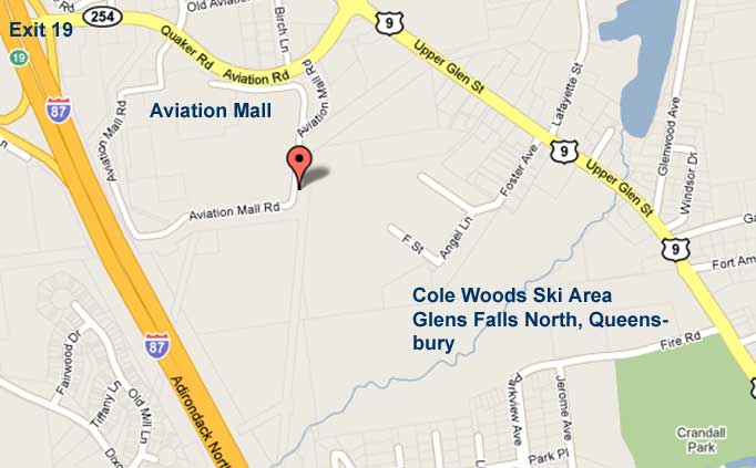 Cole Woods Road Map, in Glens Falls